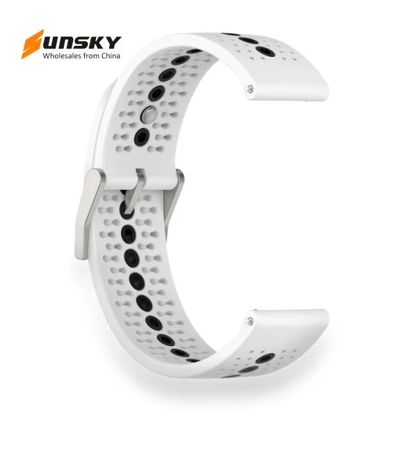 Colorful Hole Silicone Watch Band — Watch Accessories, Suunto