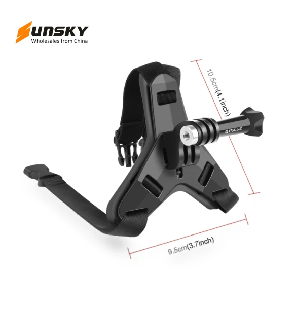 Motorcycle Helmet Chin Strap Mount — Steady Shots, PULUZ