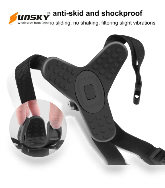 Motorcycle Helmet Chin Strap Mount — Steady Shots, PULUZ
