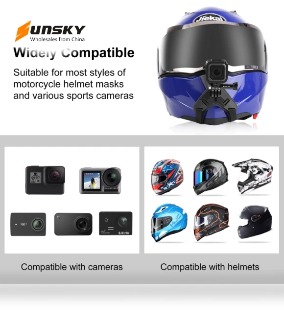 Motorcycle Helmet Chin Strap Mount — Steady Shots, PULUZ