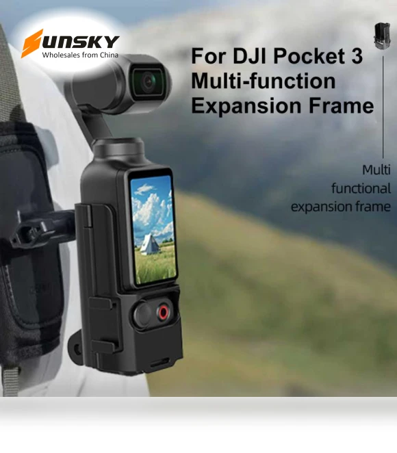 Plastic Protection Frame Expansion Cold Shoe Adapter Bracket — Shoe Mount, PULUZ