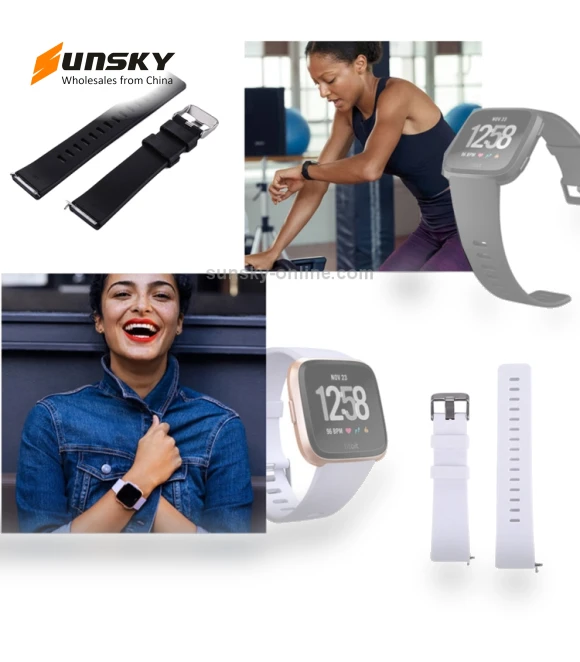 Simple Fashion Silicone Watch Band — Girls' Watch Straps, Fitbit