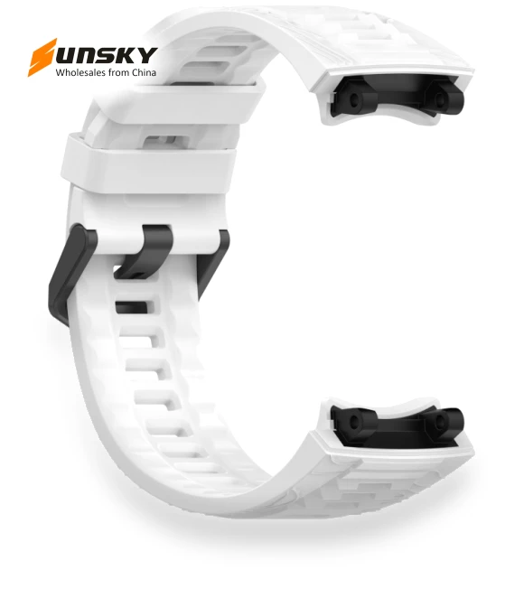 Solid Color Needle Buckle Silicone Watch Band — Watch Straps & Bands, Amazfit