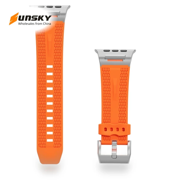 Trailblazer Woven Texture Silicone Watch Band — Watch Accessories