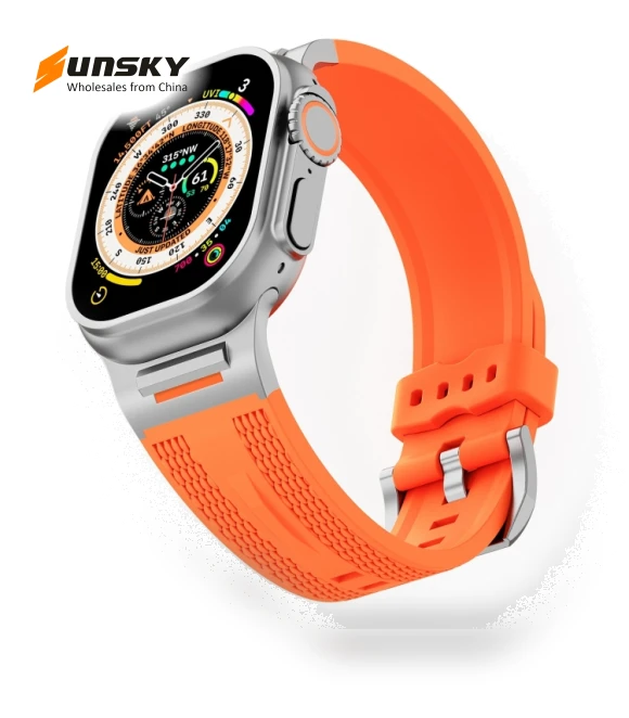 Trailblazer Woven Texture Silicone Watch Band — Watch Accessories