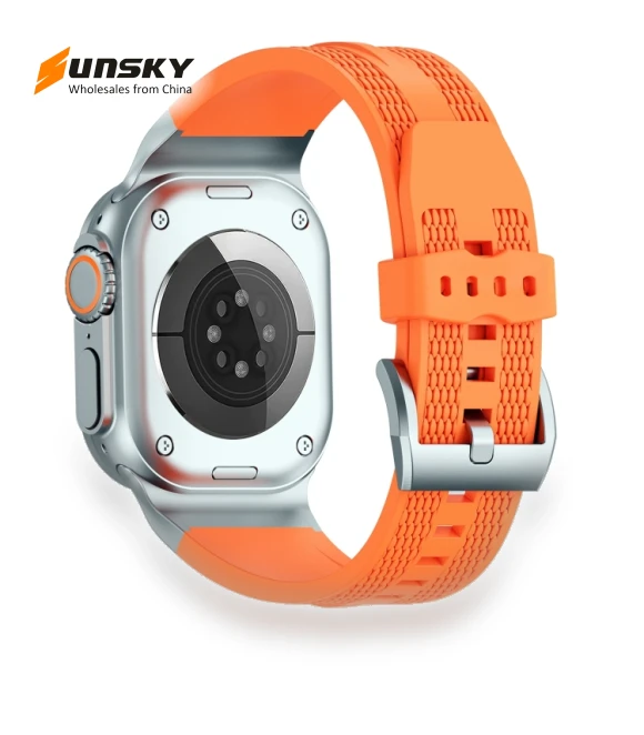 Trailblazer Woven Texture Silicone Watch Band — Watch Accessories