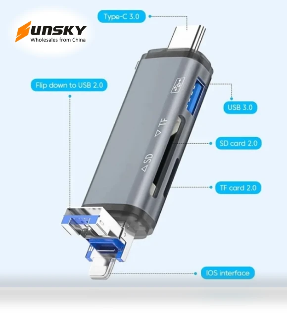 U-Disk Data Transfer Adapter — Memory Card Adapters