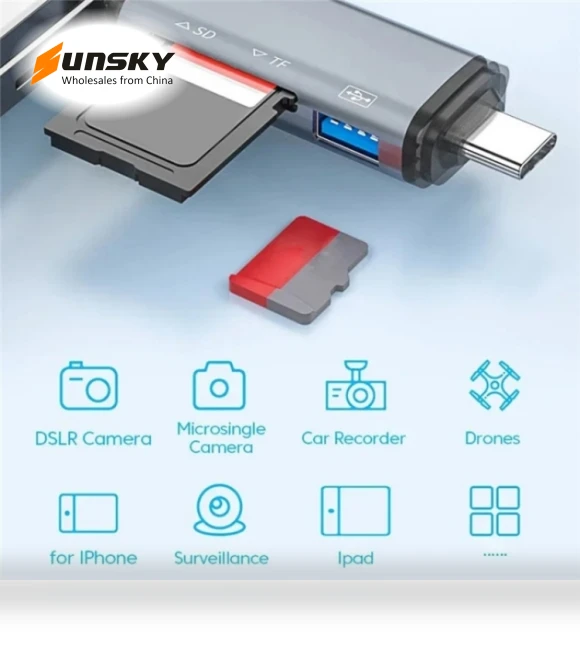 U-Disk Data Transfer Adapter — Memory Card Adapters