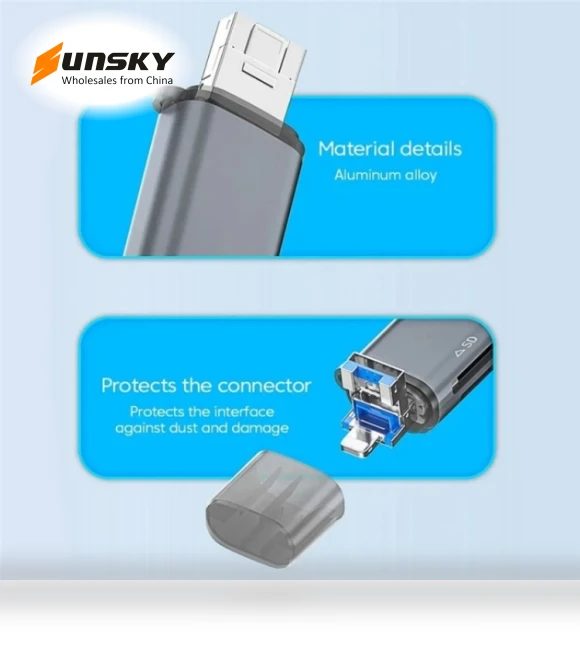 U-Disk Data Transfer Adapter — Memory Card Adapters
