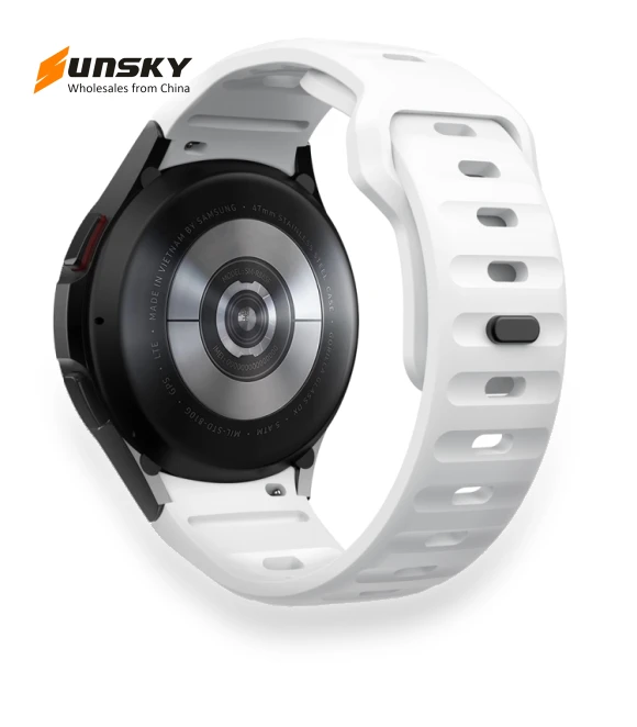 Wave Texture Reverse Buckle Silicone Watch Band — Watch Straps & Bands, Samsung