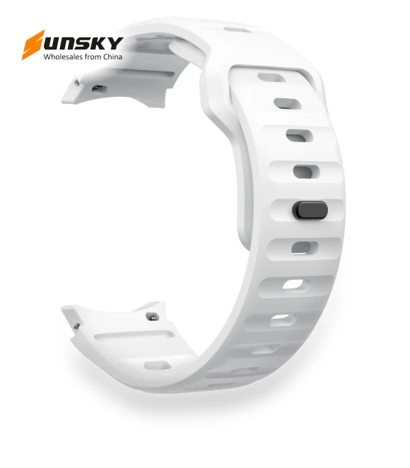 Wave Texture Reverse Buckle Silicone Watch Band — Watch Straps & Bands, Samsung