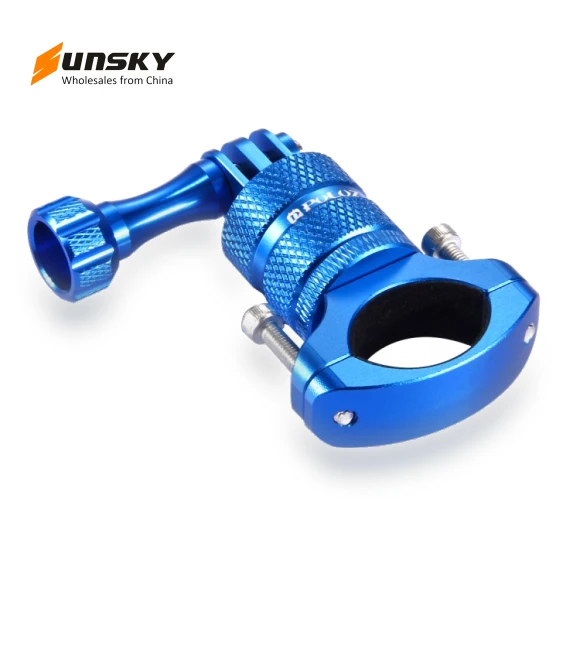 360 Degree Rotation Bike Aluminum Handlebar Adapter Mount — Mounts & Clamps, PULUZ