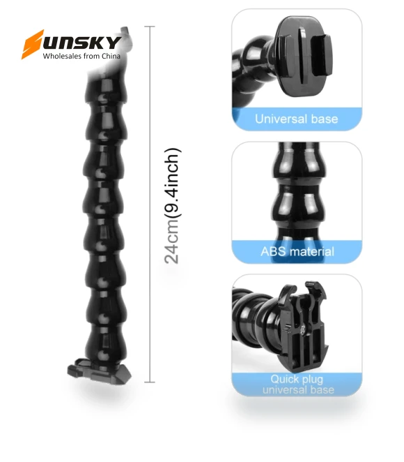 Action Sports Cameras Jaws Flex Clamp Mount — Mounts & Clamps, PULUZ