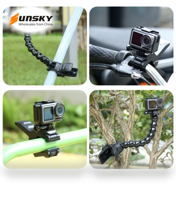 Action Sports Cameras Jaws Flex Clamp Mount — Mounts & Clamps, PULUZ