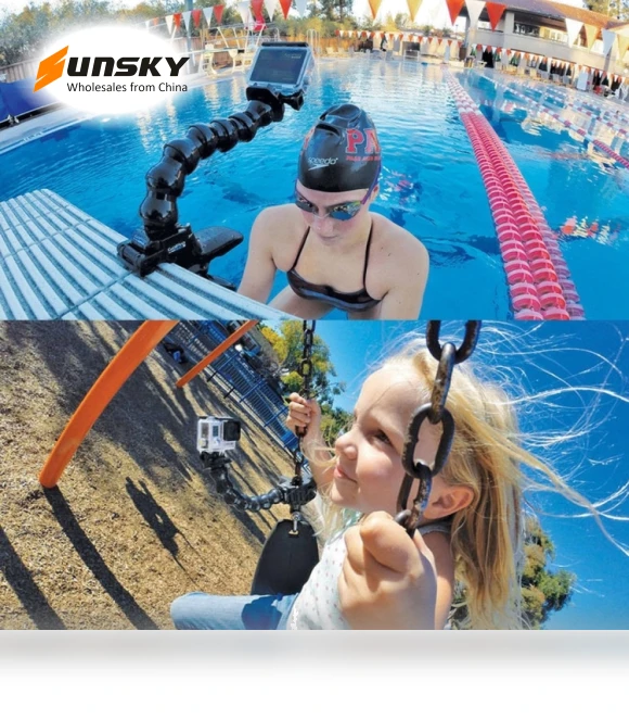 Action Sports Cameras Jaws Flex Clamp Mount — Mounts & Clamps, PULUZ