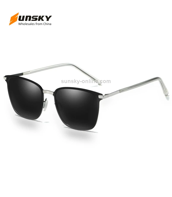 Fashion UV400 Square Frame Polarized Sunglasses — Sunglasses