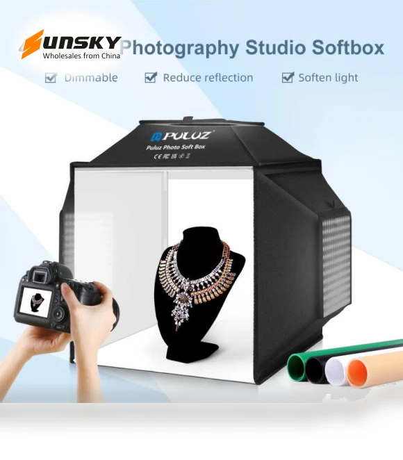 Folding Studio Shooting Tent Soft Box Photography Lighting Kit — Shooting Tents, PULUZ