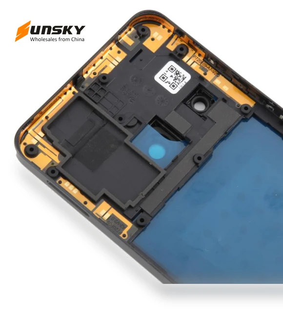 Glass Battery Back Cover with Middle Frame / Camera Lens Cover — Back Covers, ZTE
