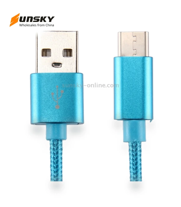 Knit Texture USB to USB-C / Type-C Data Sync Charging Cable — Cables