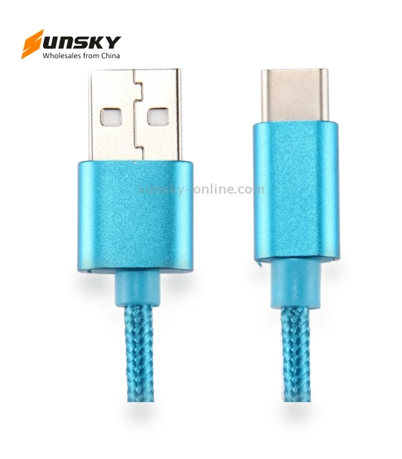 Knit Texture USB to USB-C / Type-C Data Sync Charging Cable — Cables