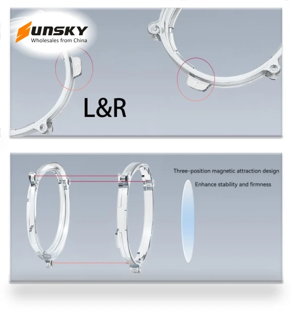 Magnetic Eyeglasses Frame for VR Headsets — Blue Light Glasses