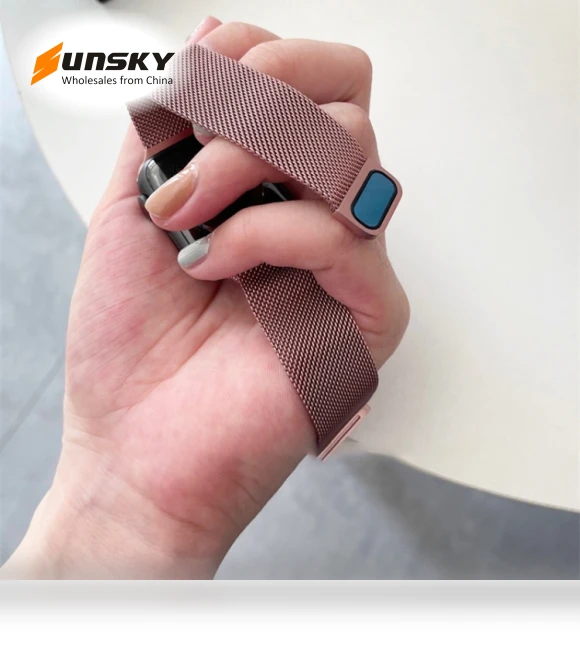 Milanese Loop Magnetic Stainless Steel Watch Band — Watch Accessories