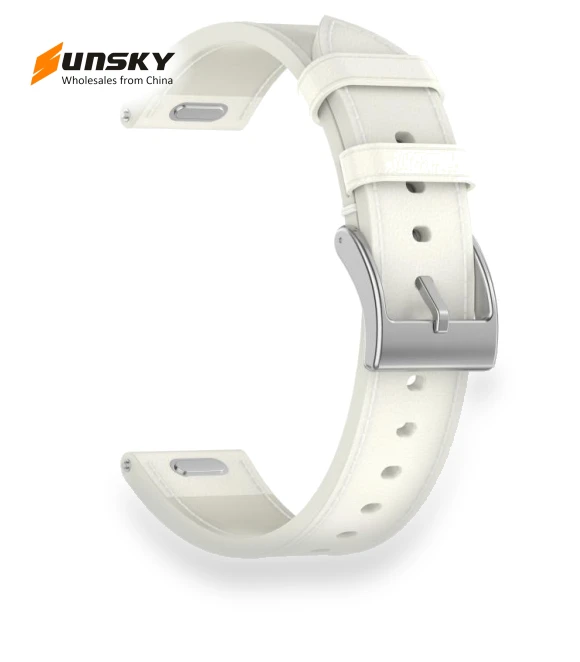 Press Button Leather Watch Band — Watch Straps & Bands, Xiaomi