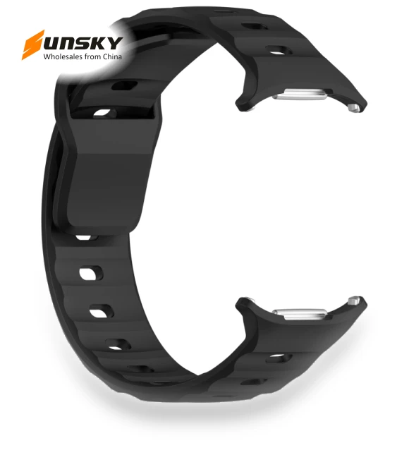 Solid Color Reverse Buckle Silicone Watch Band — Bands, Samsung