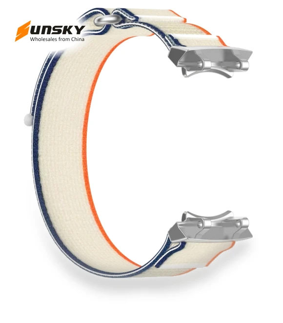 Two Tone Nylon Hook and Loop Fastener Watch Band — Watch Straps & Bands, Amazfit