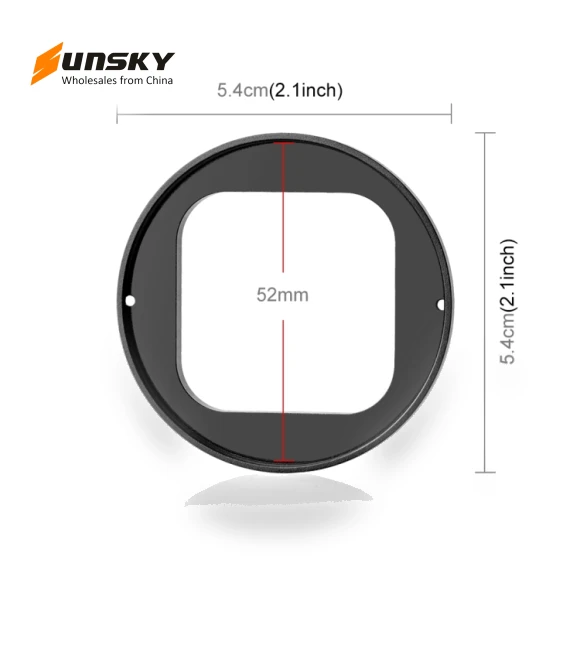 UV Lens Filter Adapter Ring with Lens Cover — Filter Sets, PULUZ