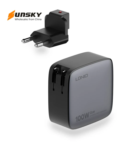 100W GaN USB+3 USB-C Interface Charger — Chargers, LDNIO