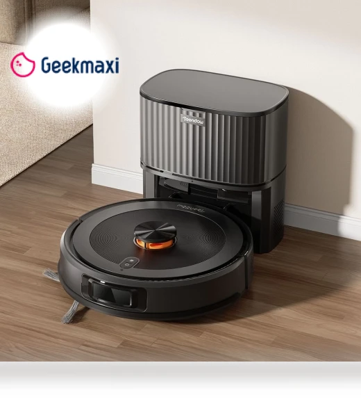2-in-1 Robot Vacuum Cleaner and Mop with Auto-empty Station — Smart Cleaning Robots, Teendow