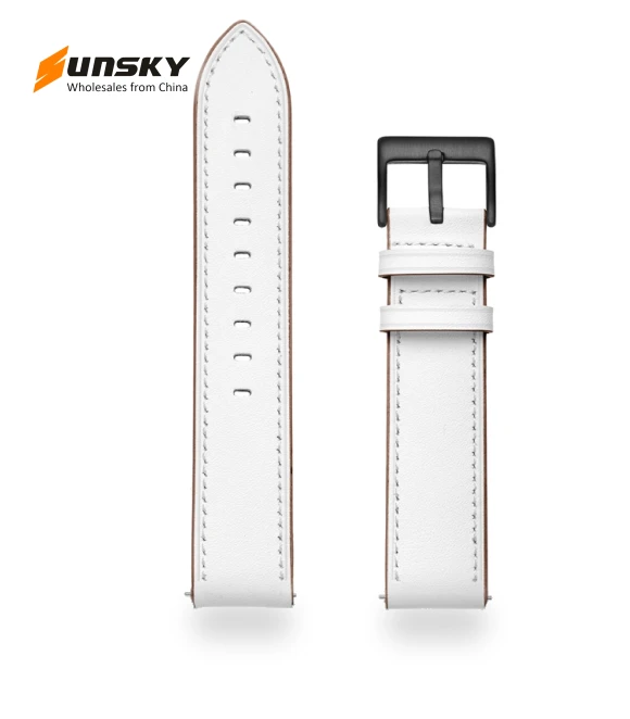 First Layer Leather Sewing Thread Watch Band — Girls' Watch Straps, Huawei