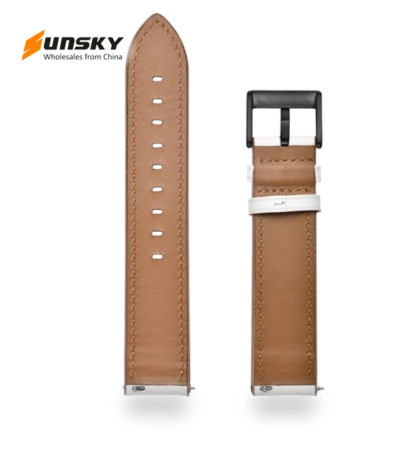 First Layer Leather Sewing Thread Watch Band — Girls' Watch Straps, Huawei