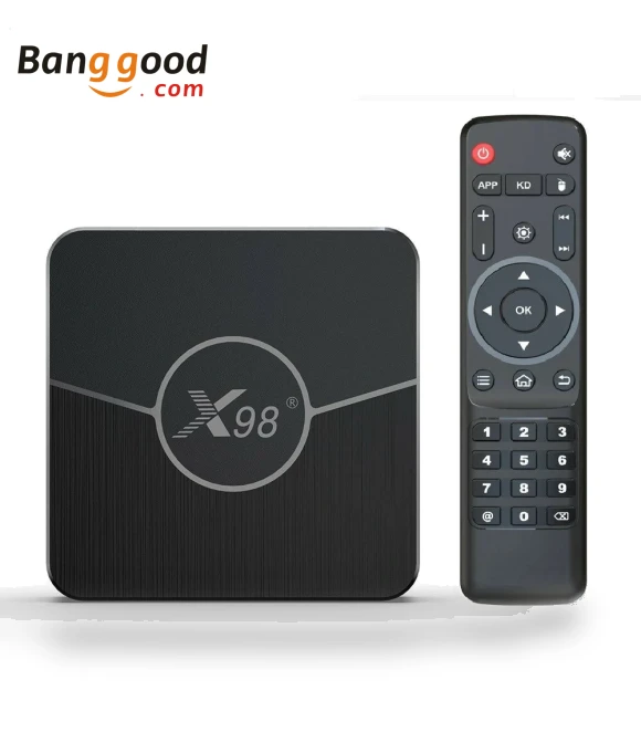 TV Box Android 11 Quad Core — Streaming Devices, X98