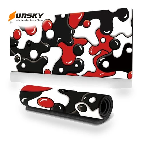 Abstract Fluid Color Blending Mouse Pad — Mouse Pads