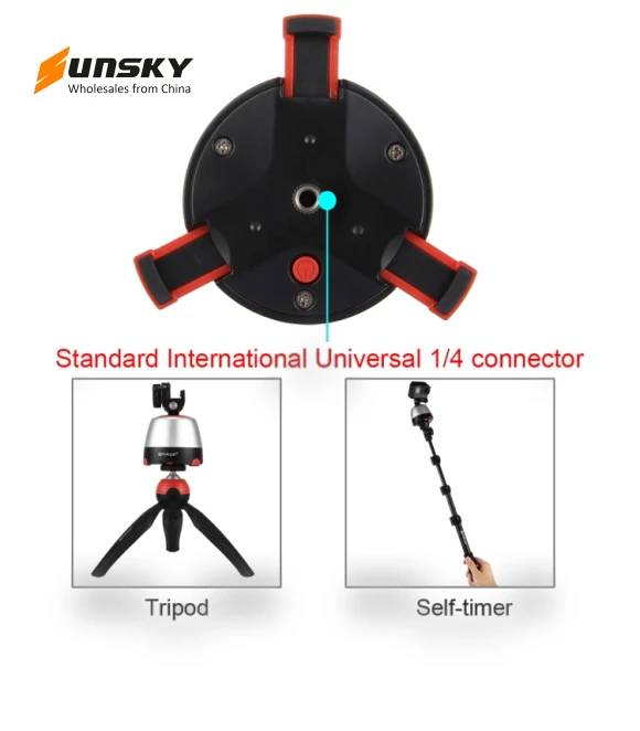 Electronic 360 Degree Rotation Panoramic Head with Remote Controller — Accessory Bundles, PULUZ