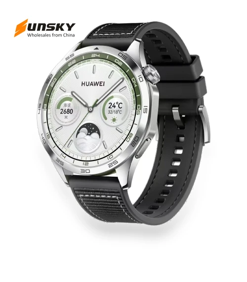 Nylon Hybrid Braid Silicone Watch Band — Watch Straps & Bands, Huawei