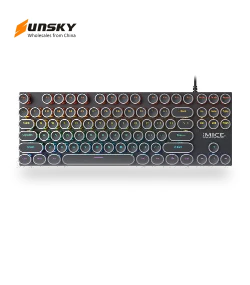 RGB Round Keycap Mechanical Keyboard — Gaming Keyboards, iMICE
