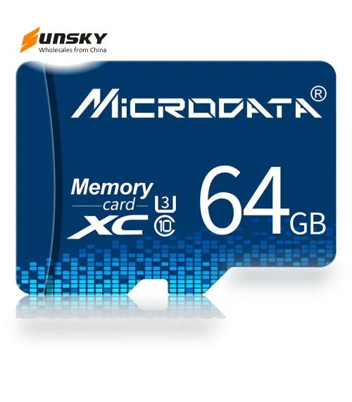 U3 Blue TF(Micro SD) Memory Card — MicroSD Cards, MiCRODATA