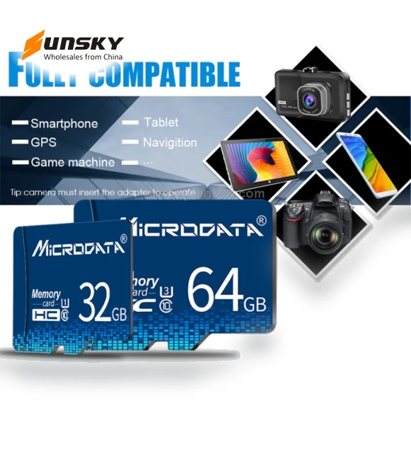 U3 Blue TF(Micro SD) Memory Card — MicroSD Cards, MiCRODATA