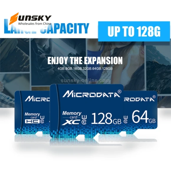 U3 Blue TF(Micro SD) Memory Card — MicroSD Cards, MiCRODATA