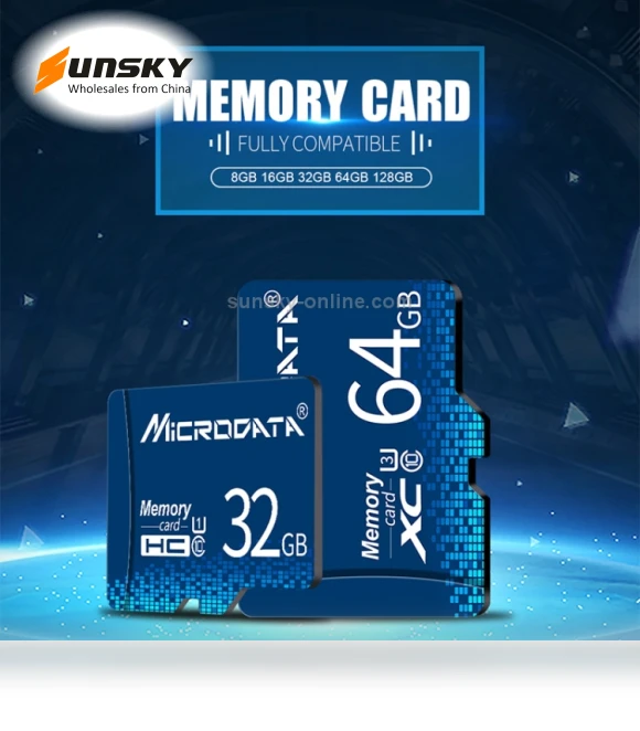 U3 Blue TF(Micro SD) Memory Card — MicroSD Cards, MiCRODATA
