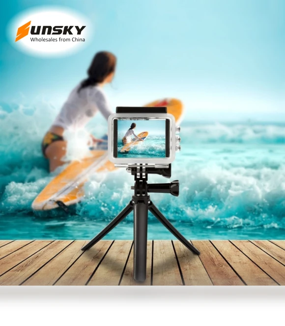 3-Way Grip Foldable Tripod Selfie-stick Extension Monopod — Steady Shots, PULUZ