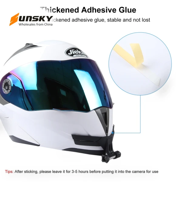 Bending Action Camera Motorcycle Helmet Chin Mount — Chest Camera Mounts, PULUZ