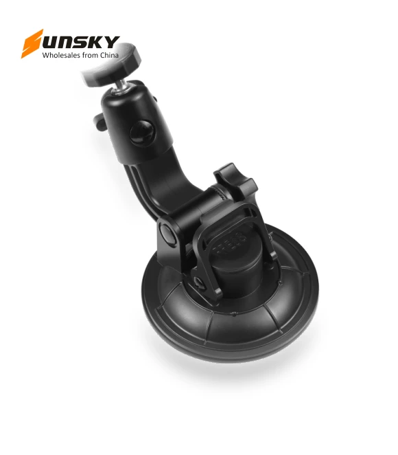 Car Suction Cup Mount with Phone Clamp — Vehicle Mounts, PULUZ