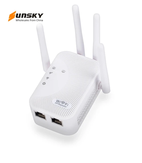 Four-antenna 300M Repeater WiFi Wireless Router — Repeaters