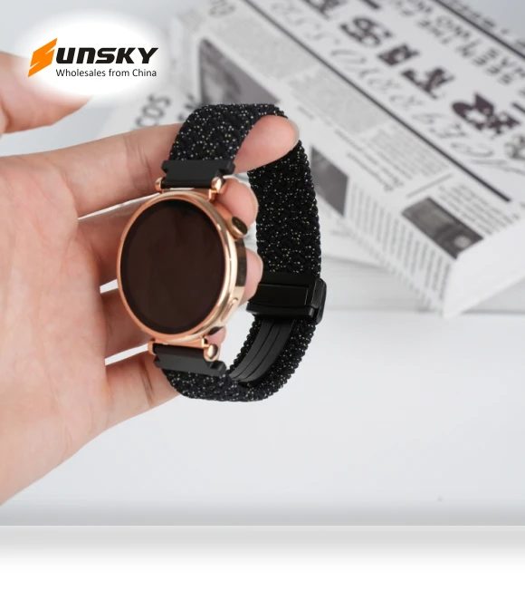 Magnetic Buckle Braided Watch Strap — Smartwatch Straps, Samsung