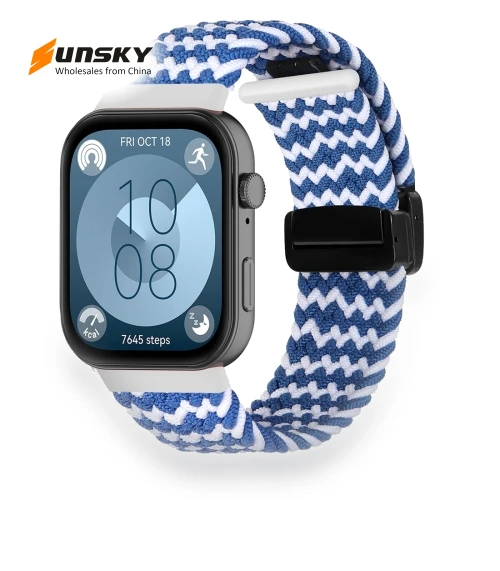 Magnetic Folding Buckle Braided Watch Band — Watch Straps & Bands, Huawei