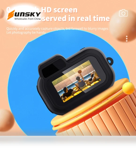 Mini Action Camera with Screen — Adventure & Sports Cameras